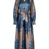 Klaer Neo Noir | Nova Paisley Border Dress