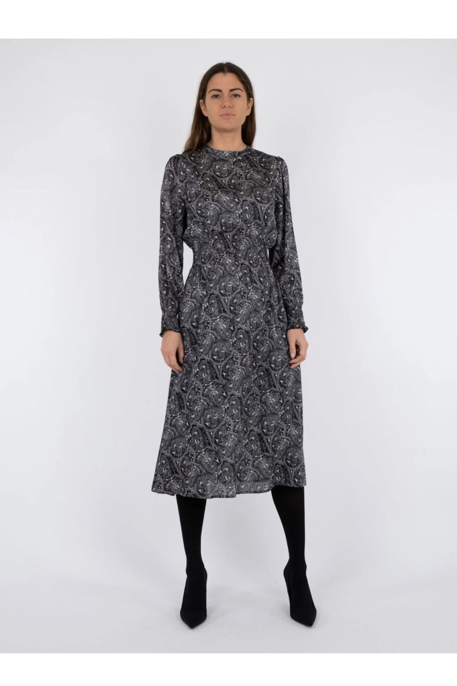 Klaer Neo Noir | Estella Flowy Paisley Dress