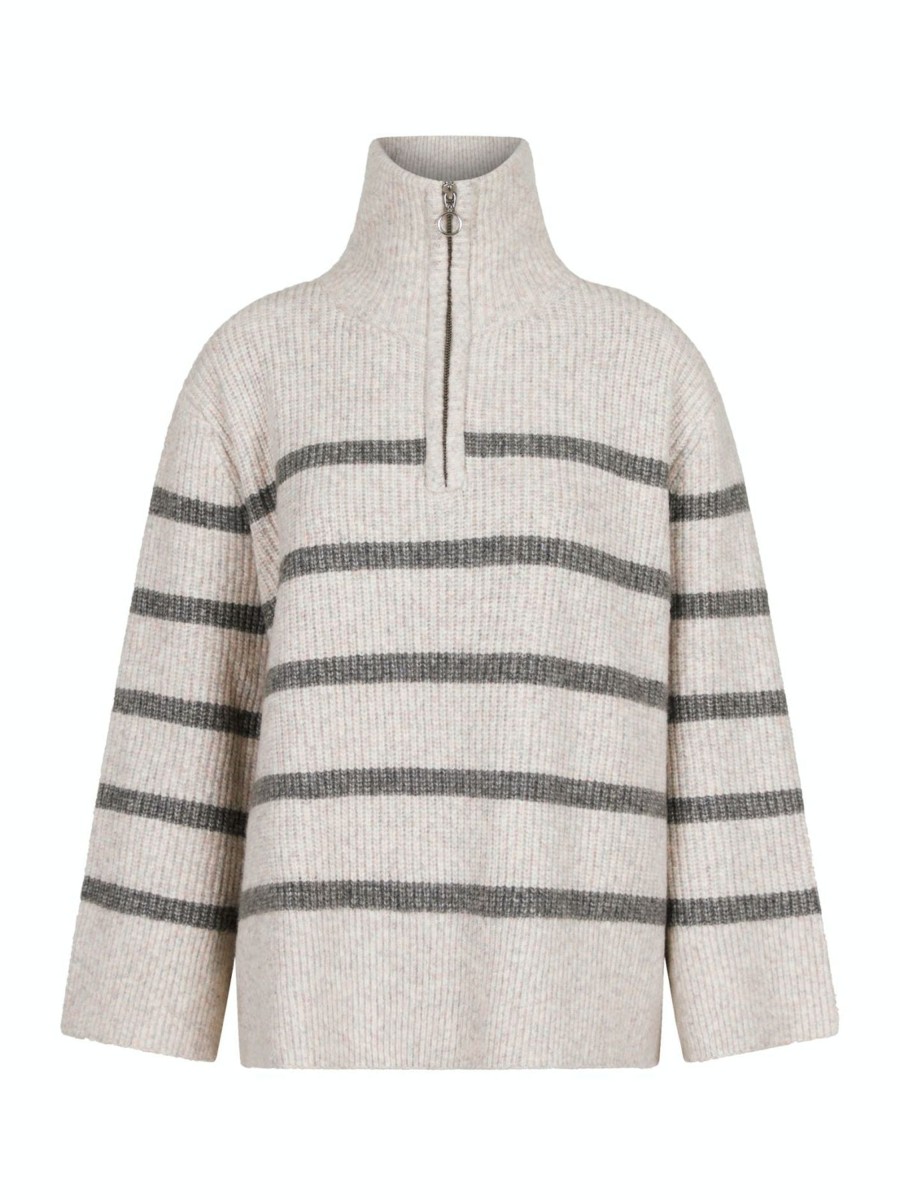 Klaer Neo Noir | Nevena Stripe Knit Blouse