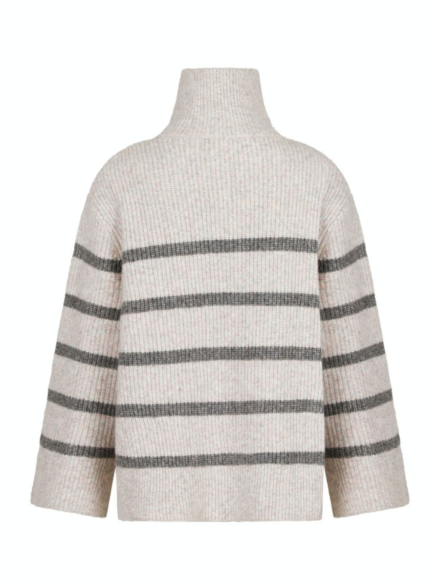 Klaer Neo Noir | Nevena Stripe Knit Blouse