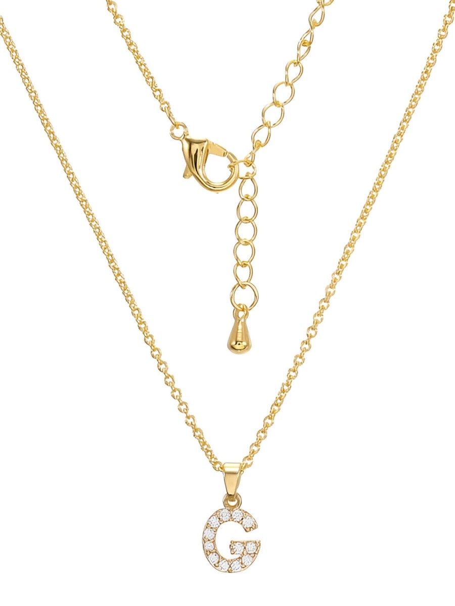 Tilbehor Aiyanna | G Stras Letter Necklace