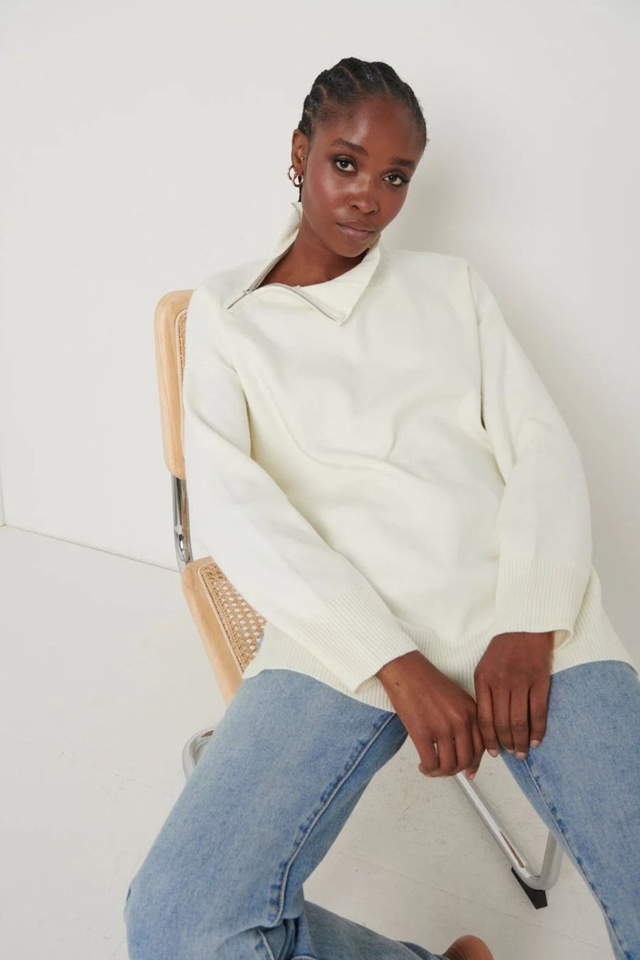 Klaer Pretty Lavish | Maeve Zip Collared Jumper