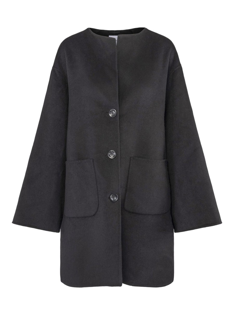 Klaer Clermonte | Sandy Wool Coat With Scarf