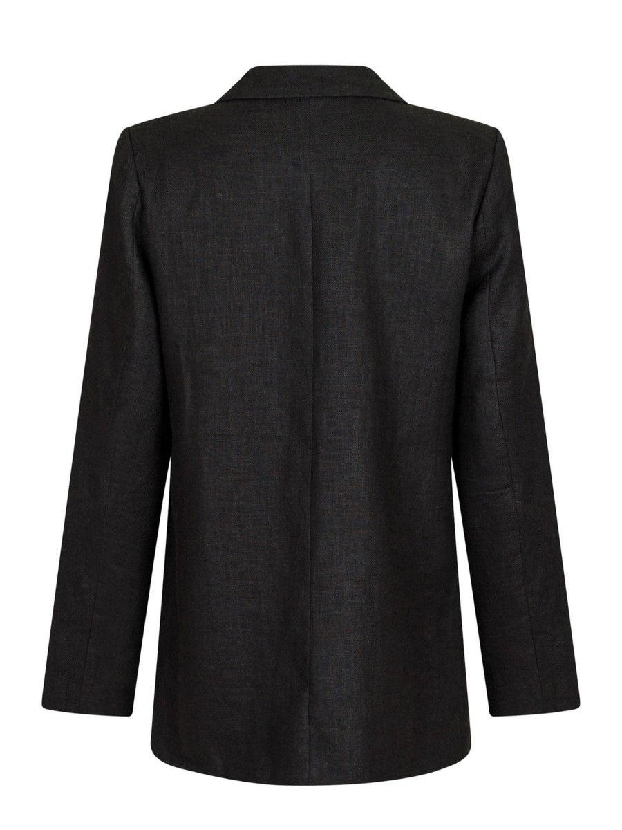 Klaer Neo Noir | Ivery Heavy Linen Blazer