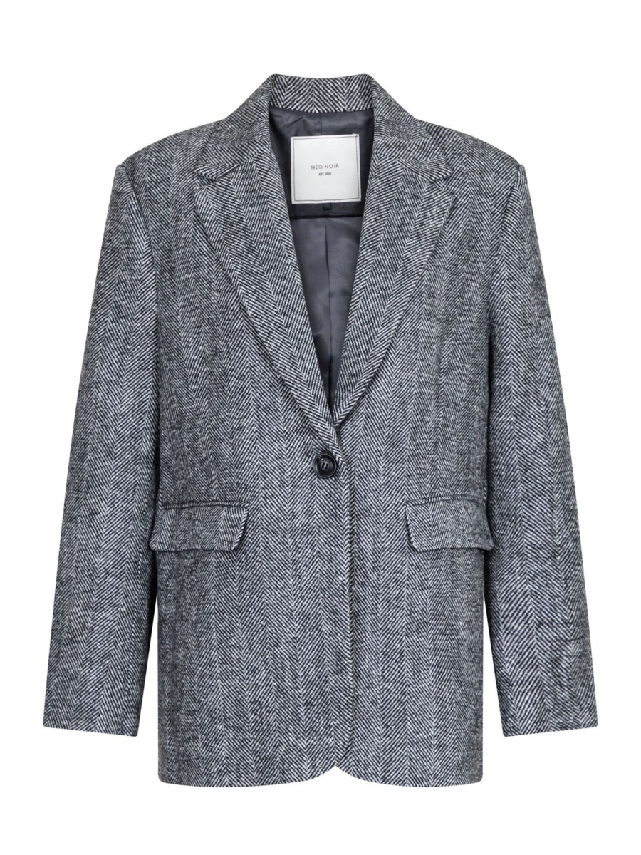 Klaer Neo Noir | Gaby Herringbone Blazer