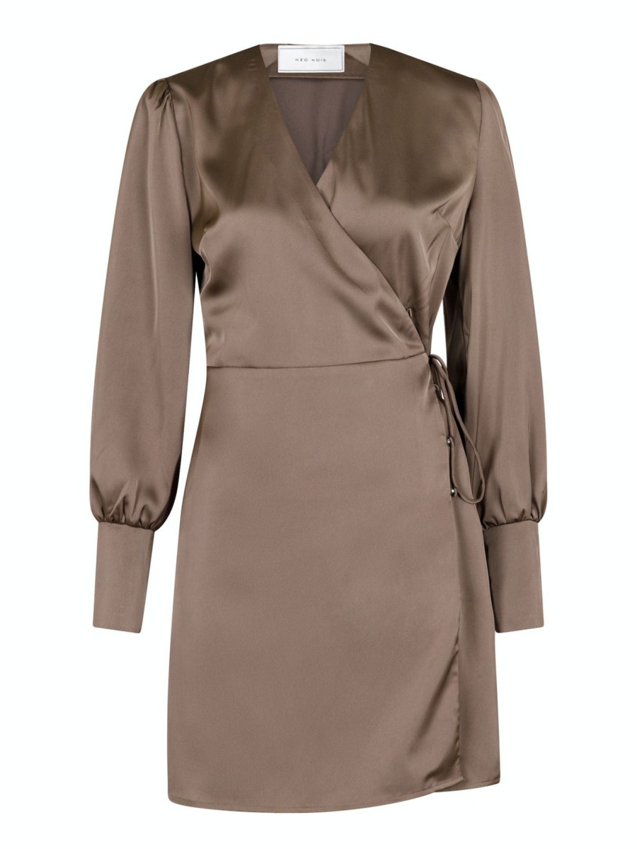 Klaer Neo Noir | Ines Satin Dress