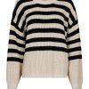 Klaer Neo Noir | Dakota Stripe Knit Blouse