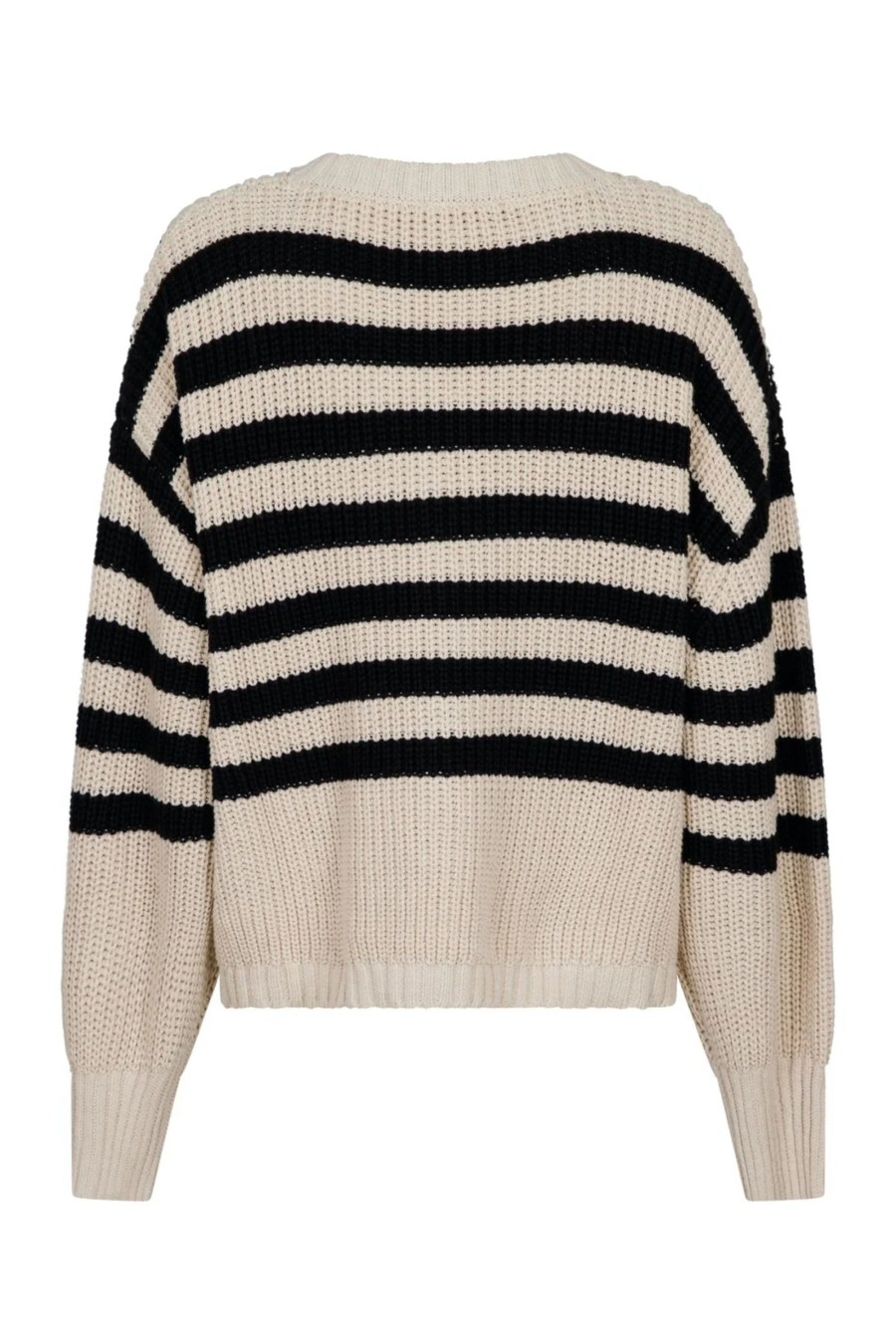 Klaer Neo Noir | Dakota Stripe Knit Blouse